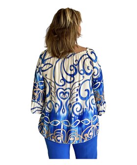 Blouse Italie (Blauw)