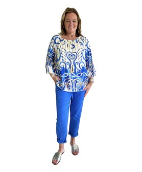 Blouse Italie (Blauw)