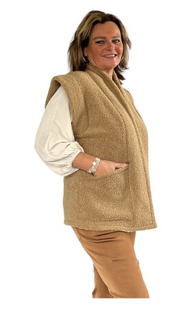 Bodywarmer Love (Camel)